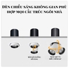 ĐÈN LED ÂM TRẦN 360 ĐỘ CAO CẤP KÉO XOAY PHILIPS OEM - CÔNG SUẤT 15 watt - GÓC CHIẾU 24 ĐỘ - CRI 90 - CHIẾU TRANH CHIẾU RỌI CAO CẤP - MODEL : WS - 840 - 90mm