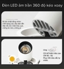 ĐÈN LED ÂM TRẦN 360 ĐỘ ĐA NĂNG KÉO XOAY -CÔNG SUẤT 12 watt - GÓC CHIẾU 24 ĐỘ - LK 90 - 95 mm- MODEL : WS - 840 COB