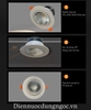 ĐÈN LED ÂM TRẦN SPOTLIGHT MẶT KÍNH CHỐNG CHÓI COB CELLING TUBE LIGHT - LỖ KHOÉT: 90 - 95 mm / CÔNG SUẤT : 12 watt / ÁNH SÁNG TRUNG TÍNH 4000k / ĐỘ HOÀN MÀU CAO - MODEL : WS - 984 COB