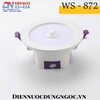 ĐÈN LED ÂM TRẦN CẢM BIẾN HÀNG CAO CẤP THÂN NHIỆT CON NGƯỜI - CẢM BIẾN HỒNG NGOẠI - MẶC ĐỊNH THỜI GIAN - CRI 80 - BEAM ANGLE 100 ĐỘ - MODEL : WS - 872
