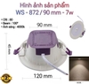 ĐÈN LED ÂM TRẦN CẢM BIẾN HÀNG CAO CẤP THÂN NHIỆT CON NGƯỜI - CẢM BIẾN HỒNG NGOẠI - MẶC ĐỊNH THỜI GIAN - CRI 80 - BEAM ANGLE 100 ĐỘ - MODEL : WS - 872