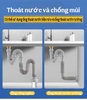 THOÁT NƯỚC CHẬU RỬA MẶT TIỆN ÍCH / CHỐNG MÙI HÔI HIỆU QUẢ / DÊ LẮP ĐẶT - MODEL : 91096