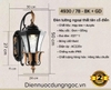ĐÈN GẮN TƯỜNG, CỘT NHÀ PHONG CÁCH TÂN CỔ ĐIỂN ĐUI ĐÈN E27 * 1 - CHỐNG NƯỚC TIÊU CHUẨN IP65 - MODEL: 4930 / 78 - BK + GD