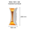 ĐÈN LED GẮN TƯỜNG 2 ĐẦU HÌNH ĐỒNG HỒ CÁT DÙNG TRONG NỘI NGOẠI THẤT - CÔNG SUẤT 10 watt - LED COB 1530 / ÁNH SÁNG VÀNG 3000k - MODEL : 1002