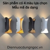 ĐÈN LED GẮN TƯỜNG 2 ĐẦU HÌNH ĐỒNG HỒ CÁT DÙNG TRONG NỘI NGOẠI THẤT - CÔNG SUẤT 10 watt - LED COB 1530 / ÁNH SÁNG VÀNG 3000k - MODEL : 1002