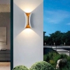ĐÈN LED GẮN TƯỜNG 2 ĐẦU HÌNH ĐỒNG HỒ CÁT DÙNG TRONG NỘI NGOẠI THẤT - CÔNG SUẤT 10 watt - LED COB 1530 / ÁNH SÁNG VÀNG 3000k - MODEL : 1002