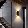 ĐÈN LED GẮN TƯỜNG 2 ĐẦU HÌNH ĐỒNG HỒ CÁT DÙNG TRONG NỘI NGOẠI THẤT - CÔNG SUẤT 10 watt - LED COB 1530 / ÁNH SÁNG VÀNG 3000k - MODEL : 1002