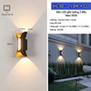 ĐÈN LED GẮN TƯỜNG 2 ĐẦU HÌNH ĐỒNG HỒ CÁT SÁNG TRÒN Ở GIỮA DÙNG TRONG NỘI NGOẠI THẤT - CÔNG SUẤT 12 watt - LED COB 1530 / ÁNH SÁNG VÀNG 3000k - MODEL : HL30 - 2 / NEW 2025
