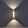 ĐÈN LED GẮN TƯỜNG 2 ĐẦU HÌNH ĐỒNG HỒ CÁT SÁNG TRÒN Ở GIỮA DÙNG TRONG NỘI NGOẠI THẤT - CÔNG SUẤT 12 watt - LED COB 1530 / ÁNH SÁNG VÀNG 3000k - MODEL : HL30 - 2 / NEW 2025