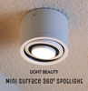 ĐÈN LED LẮP NỔI DẠNG ỐNG BƠ SURFACE MINI 360 SPOTLIGHT - 3000k / 4000k - CÔNG SUẤT 3 watt - GÓC CHIẾU 24 ĐỘ - CRI98 - MODEL : WS - 826
