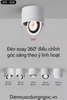 ĐÈN LED LẮP NỔI DẠNG ỐNG BƠ SURFACE MINI 360 SPOTLIGHT - 3000k / 4000k - CÔNG SUẤT 3 watt - GÓC CHIẾU 24 ĐỘ - CRI98 - MODEL : WS - 826