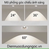 ĐÈN ÂM TRẦN NARROW EDGE ANTI - GLARE SPOTLIGHT - GÓC CHIẾU 36 ĐỘ - 10 watt - MODEL : WS - 942 2025