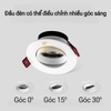 ĐÈN LED ÂM TRẦN MINI SPOTLIGHT - LỖ KHOÉT 55mm - PHÙ HỢP LẮP TỦ TRANG TRÍ - CÔNG SUẤT 3 watt - ĐỘ HOÀN MÀU CAO - ÁNH SÁNG TRUNG TÍNH 4000k - MODEL : WS - 983