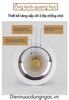ĐÈN LED DẠNG ỐNG BƠ LẮP NỔI HÌNH TRÒN , CÓ THỂ THẢ TREO - ĐƯỜNG KÍNH 90 mm - CÔNG SUẤT 10 watt - ÁNH SÁNG VÀNG 3000k / TRUNG TÍNH 4000k - ĐỘ HOÀN MÀU CAO CRI98 - MODEL: WS - 805