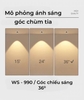ĐÈN LED ÂM TRẦN CẢM BIẾN KÉP HÀNG CAO CẤP - CẢM BIẾN THÂN NHIỆT CON NGƯỜI VÀ CẢM BIẾN ÁNH SÁNG - ĐỘ HOÀN MÀU CAO CRI98 - BEAM ANGLE 36 ĐỘ - MODEL: WS - 990