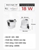 ĐÈN LED ÂM TRẦN CẢM BIẾN KÉP HÀNG CAO CẤP - CẢM BIẾN THÂN NHIỆT CON NGƯỜI VÀ CẢM BIẾN ÁNH SÁNG - ĐỘ HOÀN MÀU CAO CRI98 - BEAM ANGLE 36 ĐỘ - MODEL: WS - 990