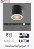 ĐÈN LED ÂM TRẦN SPOTLIGHT CHỐNG CHÓI SÂU GYPSOPHILA MINI  - LỖ KHOÉT 60 mm - CÔNG SUẤT 7W - ÁNH SÁNG VÀNG 3000k - ĐỘ HOÀN MÀU CAO CRI : 98 - MODEL : WS - 810/MINI