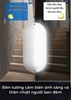 ĐÈN TƯỜNG CẢM BIẾN ÁNH SÁNG VÀ THÂN NHIỆT NGƯỜI BAN ĐÊM - CÔNG SUẤT 12 watt - LED SMD 6500k - GÓC CẢM BIẾN 120 ĐỘ - MODEL: PLD - 2813