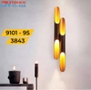ĐÈN TƯỜNG SÁO ĐÔI ĐEN LÒNG VÀNG - LẮP BÓNG E27 * 4 - MODEL : 9101 - 95 - 3843