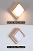 ĐÈN TƯỜNG / ĐÈN TRẦN MÁI VUÔNG VÂN GỖ - LED SMD 12 watt - ÁNH SÁNG TRUNG TÍNH 4000k - DÙNG NỘI NGOẠI THẤT ( IP 65 ) - MODEL : HL -006