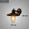 ĐÈN TƯỜNG PHÒNG NỔ NỘI NGOẠI THẤT - CHAO KÍNH VỎ SẮT - ĐUI ĐÈN E27 - BÓNG ST64 - MODEL : 019 - 235 - 1043