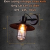 ĐÈN TƯỜNG PHÒNG NỔ NỘI NGOẠI THẤT - CHAO KÍNH VỎ SẮT - ĐUI ĐÈN E27 - BÓNG ST64 - MODEL : 019 - 235 - 1043