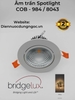 ĐÈN ÂM TRẦN SPOTLIGHT COB KEGU - LỖ KHOÉT 95 mm - ĐỘ HOÀN MÀU CAO CRI92 - GÓC CHIẾU 24 ĐỘ - CÔNG SUẤT 10 WATT - MODEL : WS - 984 KEGU