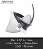 ĐÈN ÂM TRẦN SPOTLIGHT CHIẾU TRANH - CHIẾU ĐIỂM - LỖ KHOÉT 75 mm - ĐỘ HOÀN MÀU CAO CRI 98 - GÓC CHIẾU 24 ĐỘ - MODEL : 2001 - 295