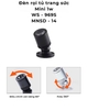 ĐÈN RỌI TỦ TRANG SỨC MINI 1 Watt - ĐỘ HOÀN MÀU CAO CRI 90 - LED CREE VÀNG 3000K - GÓC CHIẾU 24 ĐỘ - XOAY 360 ĐỘ - MODEL : WS - 969S