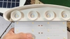ĐÈN TƯỜNG TIA 2 ĐẦU - CÔNG SUẤT 8 watt - ÁNH SÁNG VÀNG 3000K - CHỐNG NƯỚC IP54 - MODEL: 2028 - 8 - 128 / WH