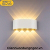 ĐÈN TƯỜNG TIA 2 ĐẦU - CÔNG SUẤT 8 watt - ÁNH SÁNG VÀNG 3000K - CHỐNG NƯỚC IP54 - MODEL: 2028 - 8 - 128 / WH