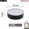 ĐÈN LED ỐP TRẦN SIÊU MỎNG CÔNG SUẤT LỚN - ĐỘ HOÀN MÀU CRI 80 - ÁNH SÁNG TRUNG TÍNH 4000k - GÓC CHIẾU 120 ĐỘ - MODEL : 997