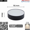 ĐÈN LED ỐP TRẦN SIÊU MỎNG CÔNG SUẤT LỚN - ĐỘ HOÀN MÀU CRI 80 - ÁNH SÁNG TRUNG TÍNH 4000k - GÓC CHIẾU 120 ĐỘ - MODEL : 997