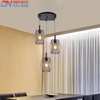 BỘ ĐÈN THẢ BÀN ĂN G06 - 3BK - LẮP BÓNG E27 * 3 - ĐẾ TRÒN