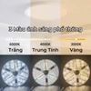 QUẠT TRẦN 5 CÁNH - ÁNH SÁNG 3 MÀU 24 watt - DC 6 SỐ 45 watt - CÓ ĐẢO CHIỀU - HẸN GIỜ 1 / 2 / 4 / 8h - MODEL : 42 LF - 1343Đ - NEW 2025