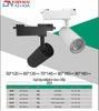ĐÈN RỌI RAY T2 TRACK SPOTLIGHT - ĐỘ HOÀN MÀU CAO CRI 98 - ÁNH SÁNG TRUNG TÍNH 4000k - CHIP LED BRIDGELUX - MODEL : WG - 976