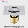 GA THOÁT SÀN ĐỒNG MẠ BÓNG NGĂN MÙI CAO CẤP - KT 12 * 12 cm - MODEL : TM - 155 - 12