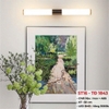 ĐÈN LED SOI TRANH SOI GƯƠNG ÁNH SÁNG VÀNG 3000k - PHONG CÁCH Ý - CHẤT LIỆU INOX + ABS - MODEL : ST 16 - TĐ 1843