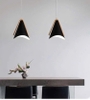 BỘ ĐÈN THẢ 3 HOẶC LẮP RỜI PHONG CÁCH NORDIC - ĐUI GỖ CHAO SẮT BỀN BỈ - MODEL : 8442