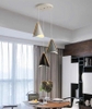 BỘ ĐÈN THẢ 3 HOẶC LẮP RỜI PHONG CÁCH NORDIC - ĐUI GỖ CHAO SẮT BỀN BỈ - MODEL : 8442