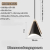BỘ ĐÈN THẢ 3 HOẶC LẮP RỜI PHONG CÁCH NORDIC - ĐUI GỖ CHAO SẮT BỀN BỈ - MODEL : 8442