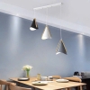 BỘ ĐÈN THẢ 3 HOẶC LẮP RỜI PHONG CÁCH NORDIC - ĐUI GỖ CHAO SẮT BỀN BỈ - MODEL : 8442