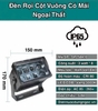 ĐÈN RỌI CỘT VUÔNG CÓ MÁI NGOẠI THẤT NGOÀI TRỜI - ĐỘ HOÀN MÀU CAO CRI 80 - ÁNH SÁNG VÀNG 3000K - CÔNG SUẤT 24 watt - CHỊU NƯỚC IP 65 - MODEL : SP258410 / 24w