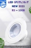 ĐÈN LED ÂM TRẦN SPOTLIGHT PHILLIPS NEW 2025 - LK 75MM - ĐỘ HOÀN MÀU CRI 80 - CÔNG SUẤT 6 WATT - MODEL : RS 100B