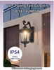 ĐÈN TƯỜNG TÂN CỔ ĐIỂN - MÀU ĐEN - ĐUI ĐÈN E27*1 BÓNG ST64 / 8 watt - M: 0155 / 0288SB