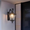 ĐÈN TƯỜNG TÂN CỔ ĐIỂN - MÀU ĐEN - ĐUI ĐÈN E27*1 BÓNG ST64 / 8 watt - M: 0155 / 0288SB