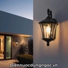 ĐÈN TƯỜNG TÂN CỔ ĐIỂN - MÀU ĐEN - ĐUI ĐÈN E27*1 BÓNG ST64 / 8 watt - M: 0155 / 0288SB
