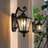ĐÈN TƯỜNG TÂN CỔ ĐIỂN - MÀU ĐEN - ĐUI ĐÈN E27*1 BÓNG ST64 / 8 watt - M: 0155 / 0288SB