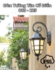 ĐÈN TƯỜNG TÂN CỔ ĐIỂN - CHẤT LIỆU NHÔM ĐÚC + KÍNH - ĐUI ĐÈN E27 * 1 - CHỊU NƯỚC IP65 - MODEL : 083 -225