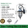 ĐÈN TƯỜNG TÂN CỔ ĐIỂN - CHẤT LIỆU NHÔM ĐÚC + KÍNH - ĐUI ĐÈN E27 * 1 - CHỊU NƯỚC IP65 - MODEL : 083 -225